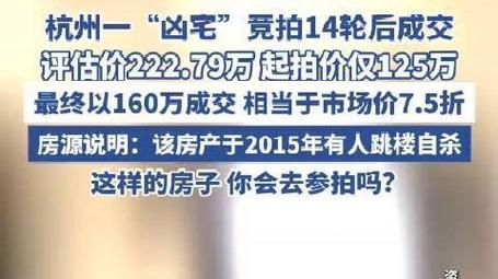 新澳2025资料最新大全和凶宅竞拍14轮后成交与杭州一凶宅竞拍14轮后成交